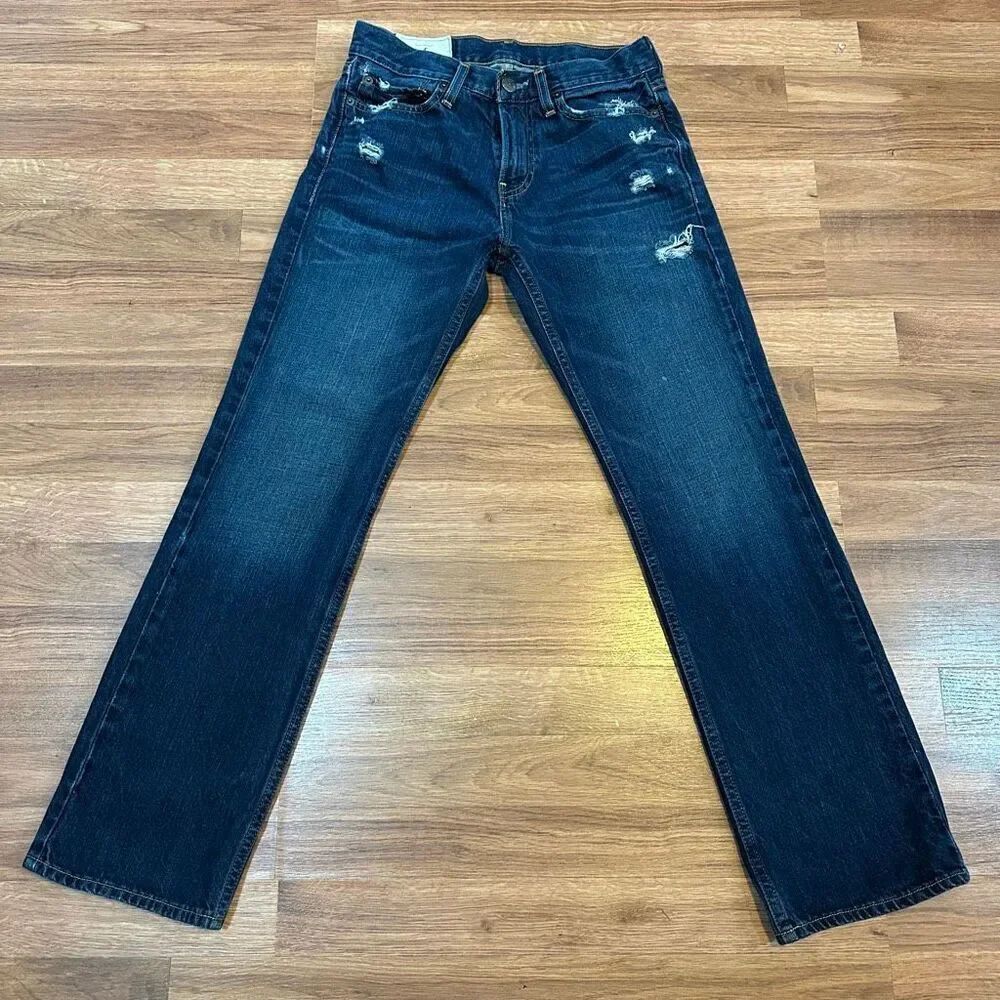 Hollister Jeans Stright Leg Dark Wash | Women Size W28 x L30